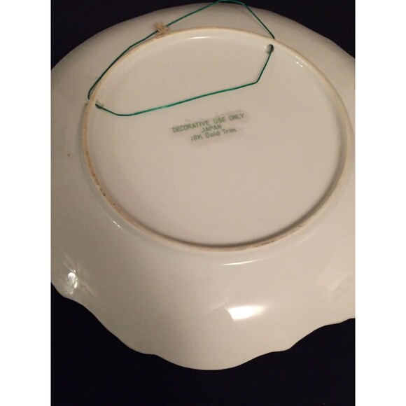 Vintage Jesus At The Door 18k Gold Trim Collector Plate 1970’s Religious Japan - Picture 6 of 10